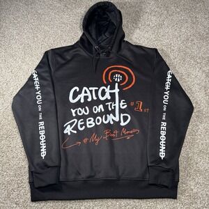 Catch You On The Rebound Size XL How's Your Mental HYM Black Hoodie Pullover